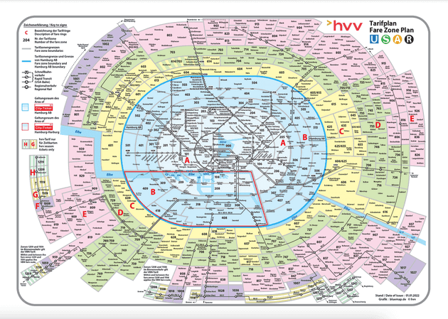 HVV Tarifplan